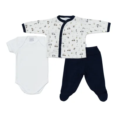 Kit 3 Peças Body + Casaquinho + Calça Piu-Piu, referência 93347