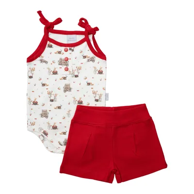 Conjunto Regata Alcinha + Short Piu-Piu, referência 97055