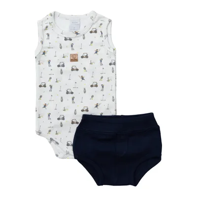 Conjunto Body Regata + Calcinha Piu-Piu, referência 97069